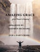 Amazing Grace/Peace Is Flowing Like A River Two-Part Mixed choral sheet music cover